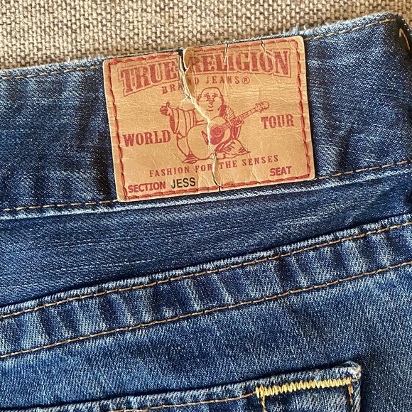 True Religion women’s Jean shorts Jess sz 27 - Picture 3 of 7